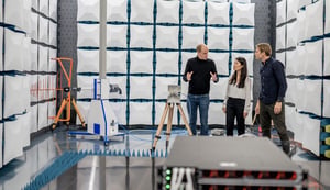 EMC lab - two engineers and customer-1